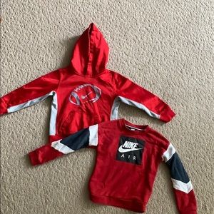 Lot of 2- Nike 4T Sweatshirts